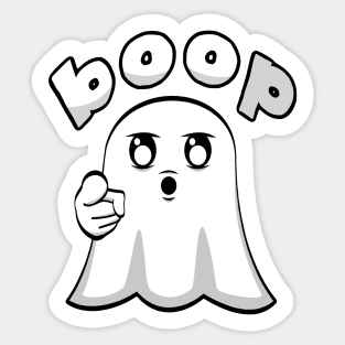 Halloween Ghost Boop Sticker